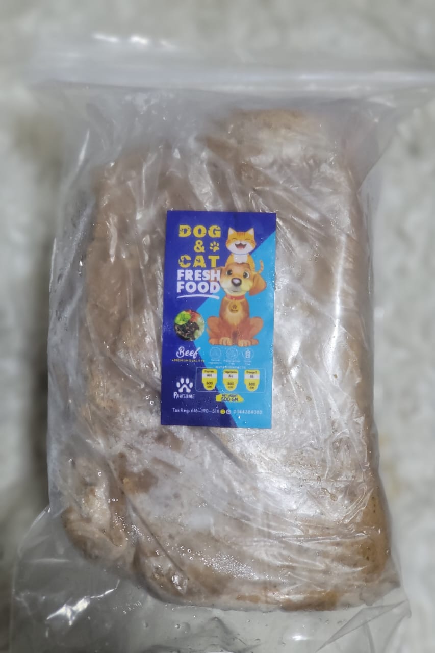 Pawsome Mafroom Bags Beef or Chicken بوسم مفروم بطعم الفراخ او اللحم البقري أكياس
